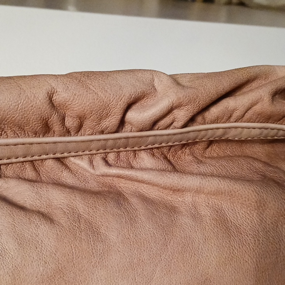 Stunning! INC โ๏ธ Leather Shirred Detail Design Jkt. XL - Picture 5 of 9